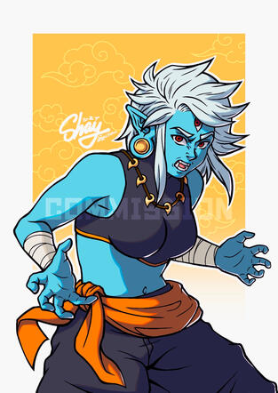 Dragon Ball Themed Original Character | Commission
