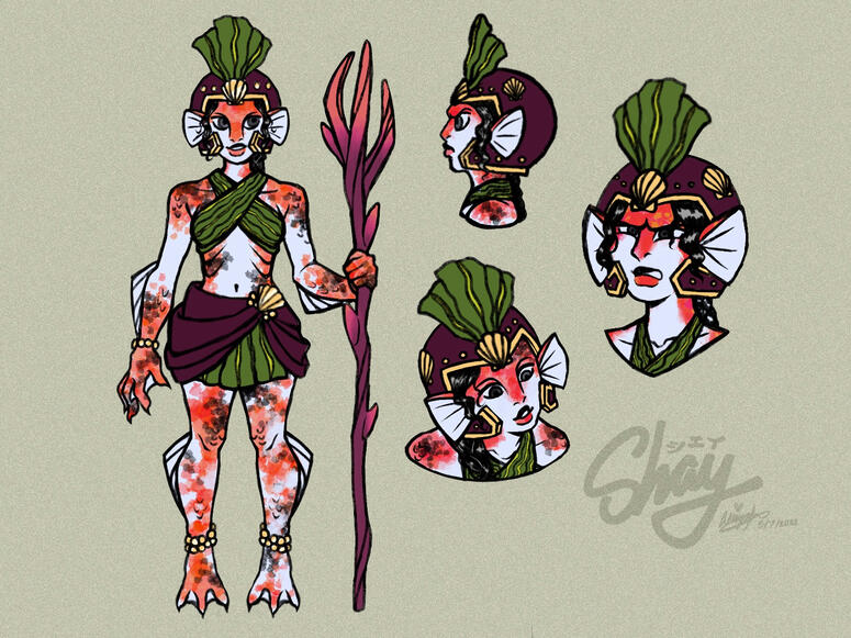 3D Design | Hero Character Sheet